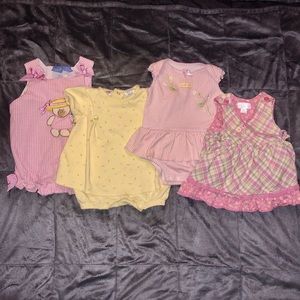 3 Rompers and one dress